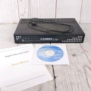 Lorex LH314000 H.264 Edge 4-Channel Digital Video Recorder NO POWER CORD, TESTED
